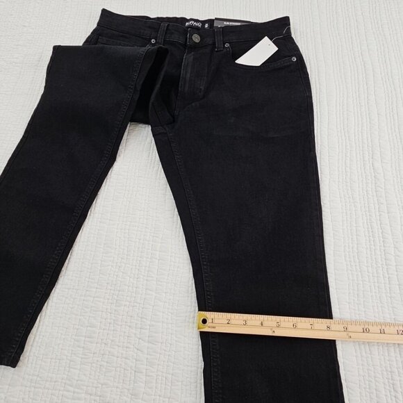 Buffalo David Bitton Evan Jeans Men's 34x32 NEW Black Wash Straight Stretch NWT - Picture 14 of 16